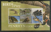Penrhyn 2018 Birds of Prey Eagle Wildlife Sheetlet MNH # 9016