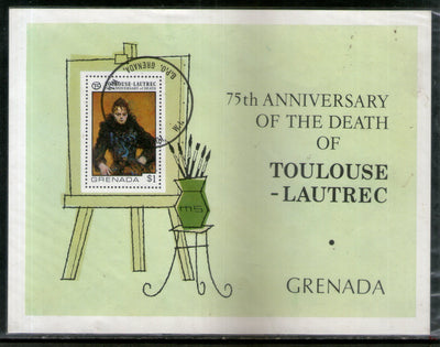 Grenada 1976 Paintings By Toulouse Lautrec M/s Cancelled # 9045