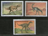 Romania 1994 Prehistoric Animals Dinosaur Wildlife 3v MNH # 909