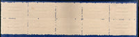India Travancore Cochin State ½An O/p 1ch SG O11 / Sc O18 Service BLK/4 Gutter Pair MNH # 9118