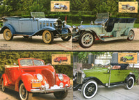 Inde 2017 Moyens de transport à travers les âges Voiture ancienne Métro Train Bus Ensemble de 20 cartes Max avec timbre oblitéré # 9141