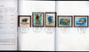 India 1963 Wild Life Preservation Lion Tiger Animals Phila-388-92  Cancelled Folder # 9151