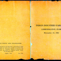 India 1961 Indian Industries Fair Phila-360 Cancelled Folder # 9160