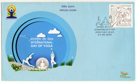 India 2022 Int’al Yoga Day Fitness Health Special Cover # 9179