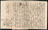 India 1863 Formula Letter Sheet f.w. QV ½An t.w. 48 Duplex Bareilly Canc. to SIMLA with Red Cds # 9179
