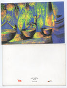 India 2000 Happy Diwali Greeting Card Postal Stationery without Envelope # 9180
