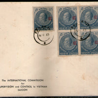 India 1965 UN Force in Vietnam O/p ICC FPO 742/743/74? 3 FDCs # 9202