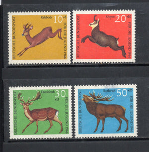 Germany 1966 Wildlife Animal Sc B412-15 Mint without Gum # 921