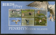 Penrhyn 2018 Birds of Prey Eagle Wildlife Sheetlet MNH # 9242