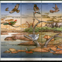 Angola 1996 Endengered Species Wildlife Birds Sc 955 Sheetlet MNH # 9252