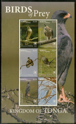Tonga 2018 Birds of Prey Eagle Wildlife Sheetlet MNH # 9254