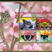 Bhutan 2015 Butterflies Pchim Las Moth Insect Wildlife Sheetlet MNH # 9262