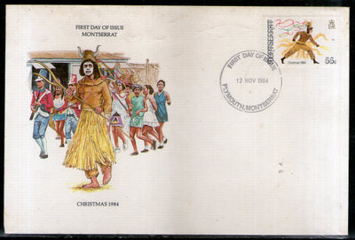 Montserrat 1984 Christmas Festival Costume Celebration 1v FDC # 9273