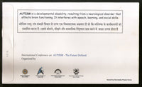 India 2007 Autism - The Future Defined Handicap Disabled Braille Special Cover # 9274