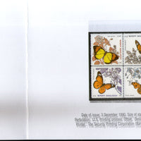 Bangladesh 1990 Butterflies Moth Papillion Insect Sc 383a Presentation Pack # 9294