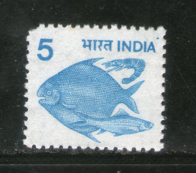India 1982 6th Def. Series 5p Fish LITHO 1v Phila-D115 MNH # 93