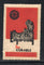 India Mahatma Gandhi Theme Leprosy is Curable English Health Label MINT # 959