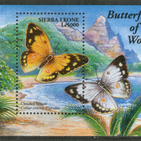 Sierra Leone 2001 Butterflies Moth Insect Sc 2489 M/s MNH # 983