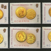 Romania 2006 Gold Coins Sc 4788-93 MNH # 992