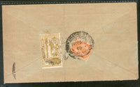 India 1935 KG V Air Mail Stamp on Cover Karachi G.P.O to England # 1451-14