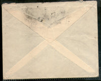 India 1936 KG V Multi Franked Cover Raniganj to England # 1452-10