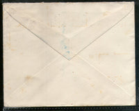 India 1938 KG V Multi Franked Cover Shimla to Hellerup Denmark # 1452-11