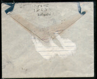 India 1940 KG VI Transport Multi Stamped Cover Kirkee Bazar to England # 1452-12