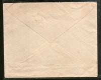 India 1924 KG V 1An x3 Stamps on Cover Kodaikenal to Odense Denmark # 1452-13