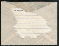 Inde 1940 KG VI Transport Multi Stamped Cover Kirkee Bazar vers l'Angleterre # 1452-18