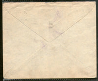 India 1937 KG V Multi Franked Cover Raniganj to England # 1452-20