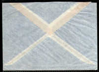 India 1938 KG VI Transport Multi Stamped Cover Bombay to United States # 1452-21