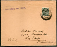 India 1936 KG V 9ps Stamped Cover Bombay Foreign to United States # 1452-22