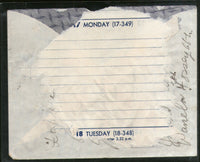 India 1936 KG V Multi Franked Cover Kirkee to England # 1452-09