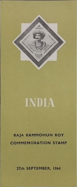 India 1964 Raja Rammohun Roy Phila-406 Blank Folder
