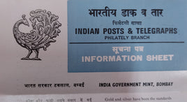 India 1980 India Goverment Mint Bombay Phila-839 Blank Folder