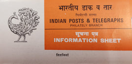 India 1981 Indian Butterflies Moth Insect Phila-866-69 Blank Folder