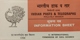 India 1982 International Soil Science Congress Phila-882 Blank Folder