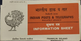 India 1983 Franklin D. Roosevelt US President Phila-920 Blank Folder