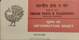 India 1984 Forts of India Architecture Phila-978-81 Blank Folder