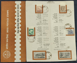 India 1966 4th Def. Series Mango Hampi Chittal Doll 4v Cancelled Folder # 2