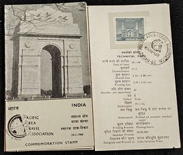 India 1966 Pacific Area Travel Asso. Conf. Phila-424 Kanpur Cancelled Folder
