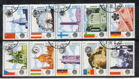 Cuba 45 Diff. Used Stamps on Olympic Painting Animal Dog Cats Fish Horses # 885