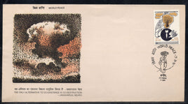 India 1991 World Peace Phila-1272 FDC