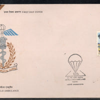 India 1992 Parachute Field Ambulance Military 1v Phila-1345 FDC