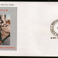 India 1999 Geneva Conventions Sikh Soldier Phila-1692 FDC