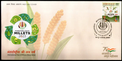 India 2023 International Year of Millets Agriculture Food 1v FDC