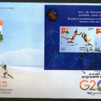 India 2023 50 Years of India Vietnam Relations Joints Issue Sport M/s on FDC