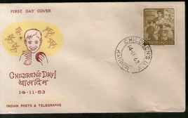 India 1963 15p Children's Day Phila 393 FDC