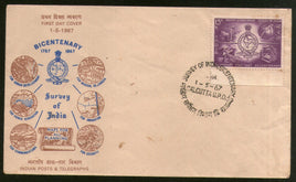 India 1967 15p Survey of India Phila-445 FDC