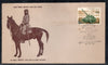India 1976 16th Light Cavalry Tank Military Phila-677 FDC